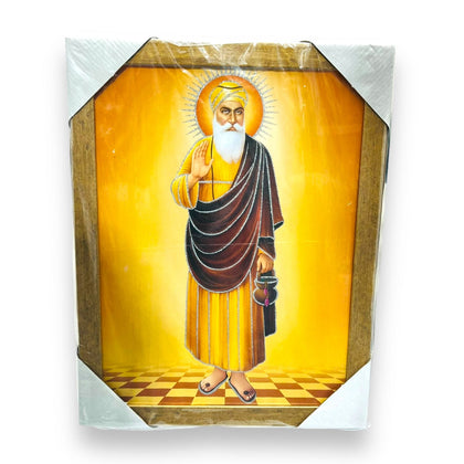 Photo Frame Medium 14X18-Guru Nanak Dev Ji Silver