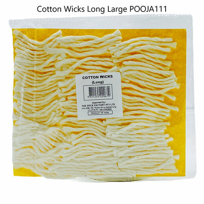 Cotton Wicks Long Large (Diya Batti)
