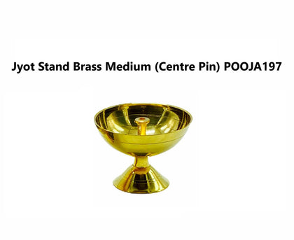 Jyot Stand Brass Nose Type Medium