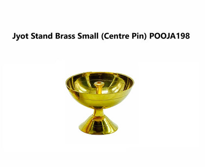 Jyot Stand Brass Nose Type Small