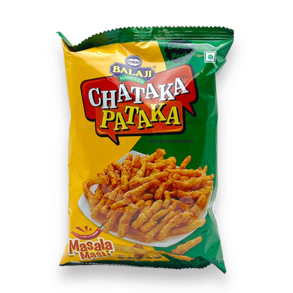 Balaji Chatka Pataka Masala Masti/ Spicy Rice and Corn Sticks 65Gm