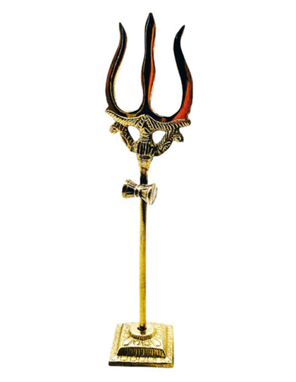 Brass Damru Trishul NO.6