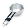 CHETAK Aluminium Milk Pot 19cm/ Capacity-3lt/ Sauce Pan for Milk Boiling with Handle