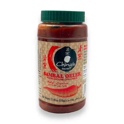 Chings Sambar Oelek (Fresh Ground Chilli Paste) 510Gm