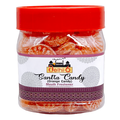 Delhi 6 Orange Candy Jar 400Gm