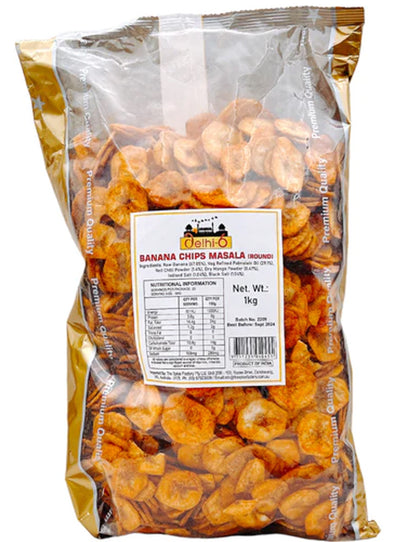 Delhi 6 Banana Chips Masla (Round) 1kg