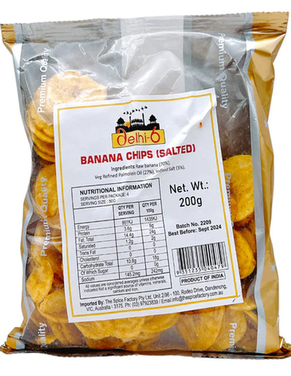 Delhi 6 Banana Chips Salted 200Gm