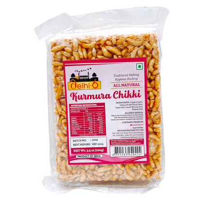 Delhi 6 Kurmura/Puffed Rice Chikki 100Gm