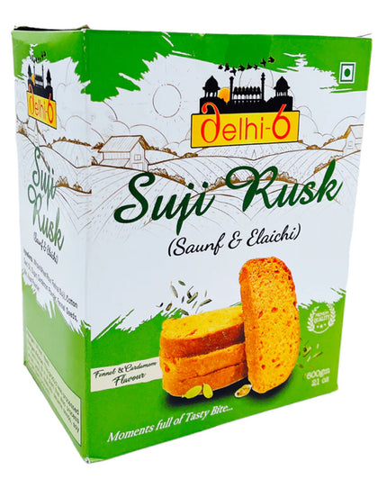 Delhi 6 Suji Rusk Saunf Elaichi 600Gm