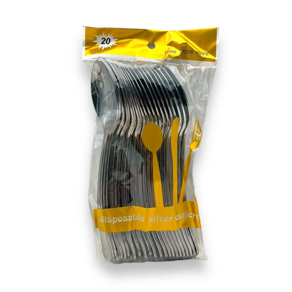 QJ Silver Spoon Large 20Pc