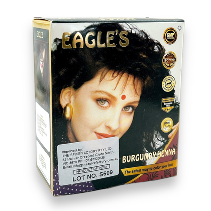 Eagles Burgundy Henna 10gm X 6 Sachet