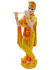 Golden Krishna Idol/ Statue/ Murti F182 Size:9X7X27Cm (11