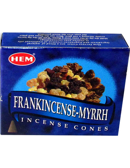 Incense Hem FrankIncense Myrrh Cone