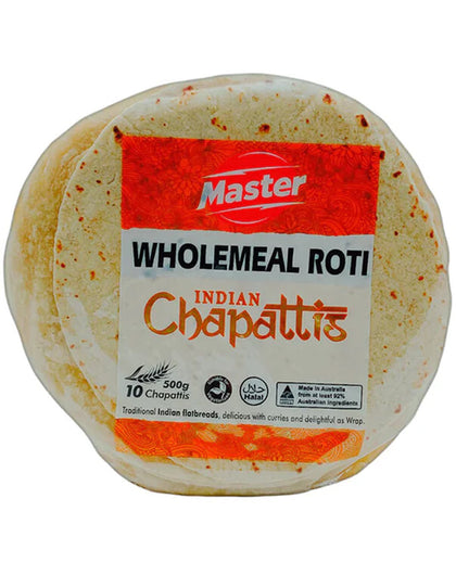 Master Wholemeal Roti 500gm (10Pc)