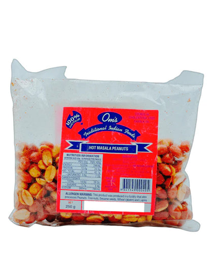 Om's Hot Masala Peanut 250gm