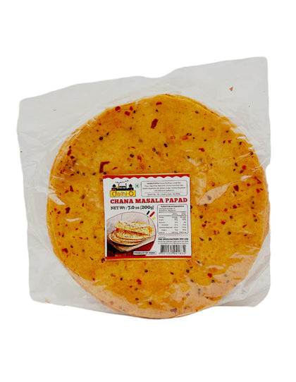 Delhi 6 Chana Masala Papad 200gm- 7''