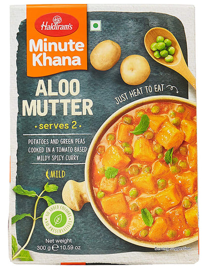 Haldirams Rte Aloo Mutter 300G