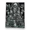 Ganesha/Buddha Wooden Wall Hanging Small 11.5