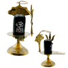 Brass Jyot Stand with Pathar Shivling  NO.0